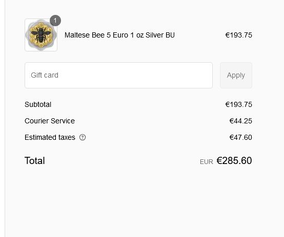 prix 5€ malte 2024 Bee 1oz.JPG