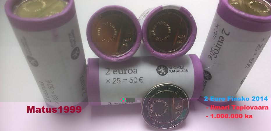 Fínsko 2014 Ilmari Tapiovaara 5 roliek + 1 minca MK.jpg